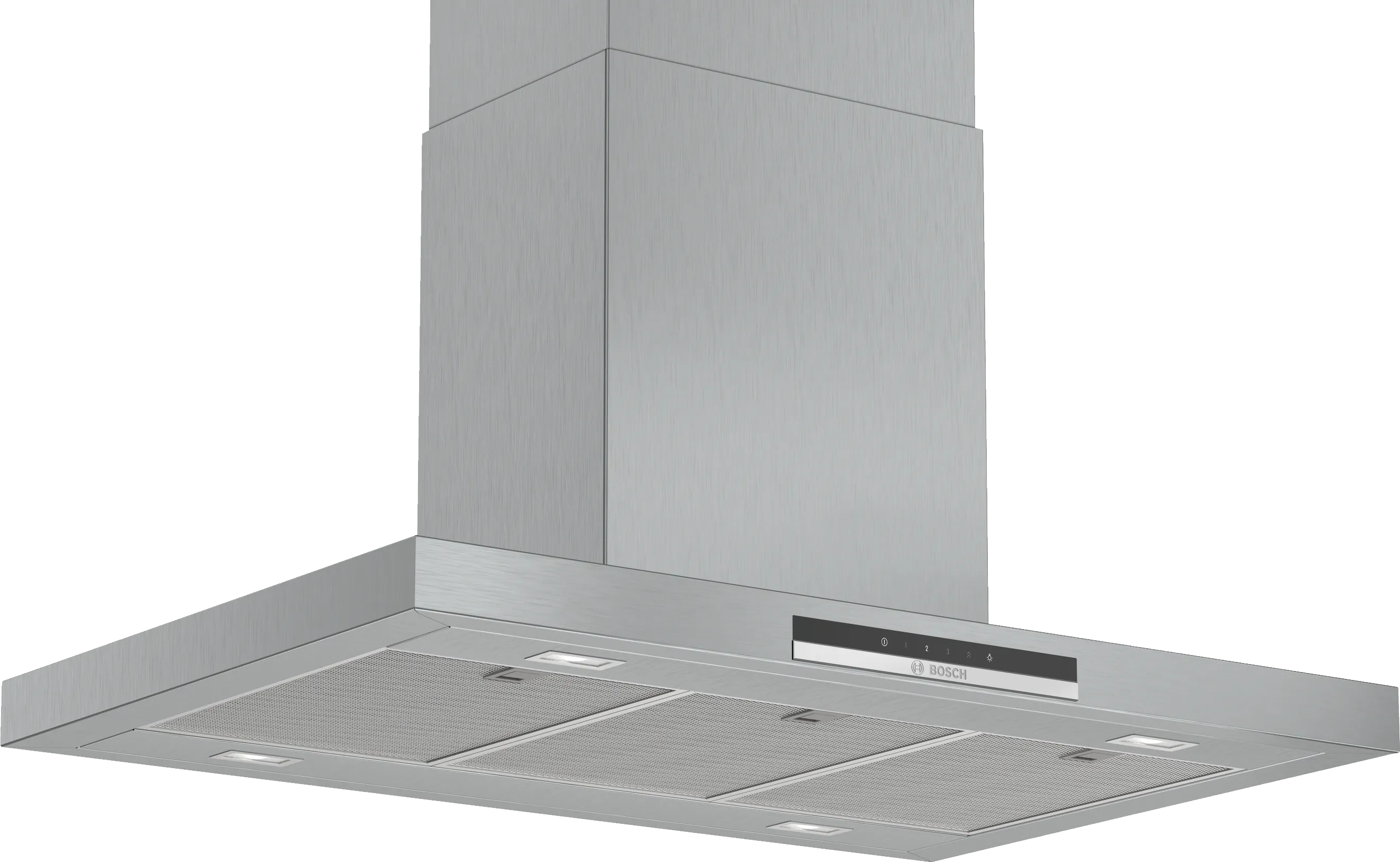 Bosch Series 4 island cooker hood in Powerful quiet performance 90 cm Stainless steel