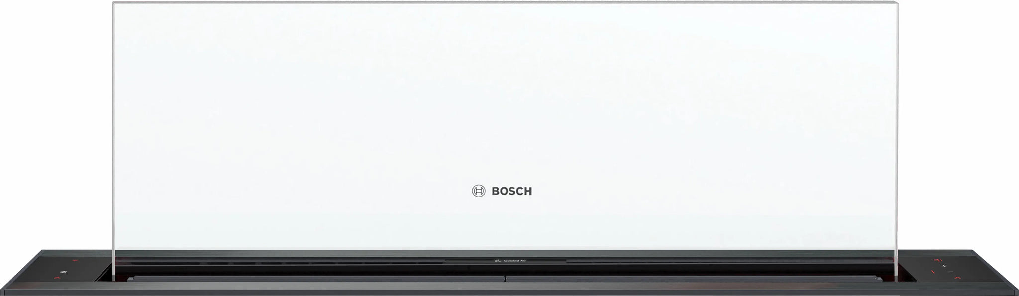 Bosch Series 8 downdraft hood for modern kitchens 80 cm clear glass, Black