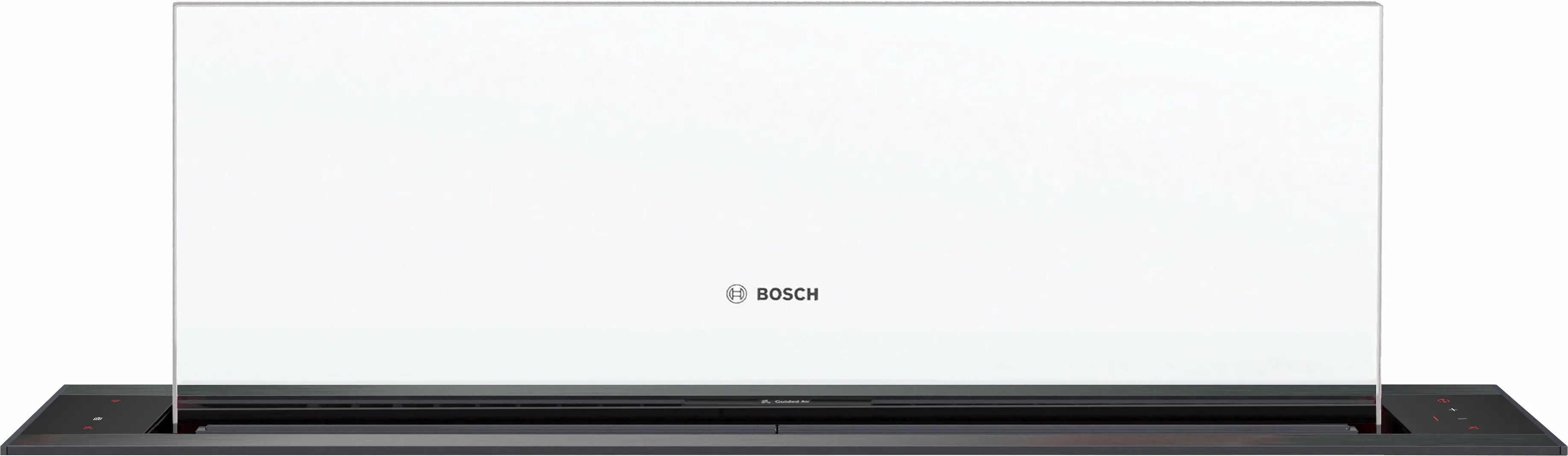 Bosch Series 8 downdraft hood for modern kitchens 80 cm clear glass, Black