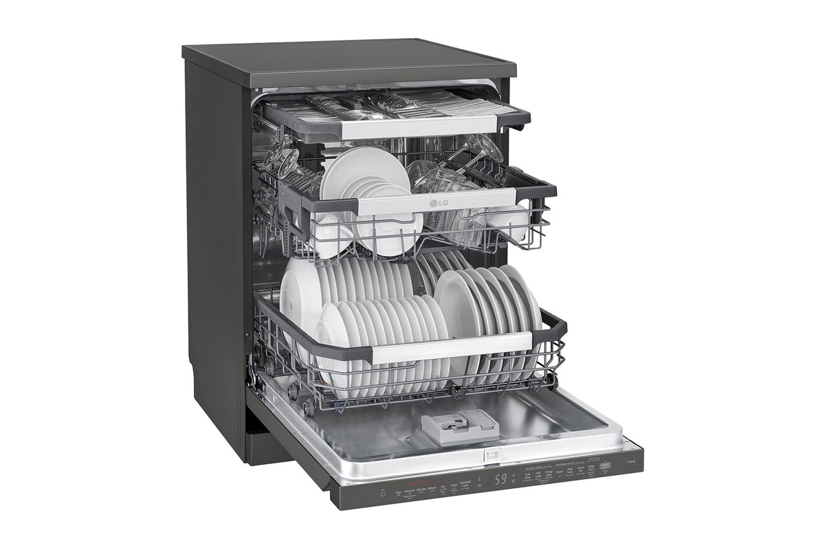 LG QuadWash Freestanding Dishwasher with True Stream & ThinQ DFC335HD
