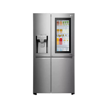LG Side by Side Refrigerator InstaView Door-in-Door 668 Liter Nobel Silver GR-X257CSAV
