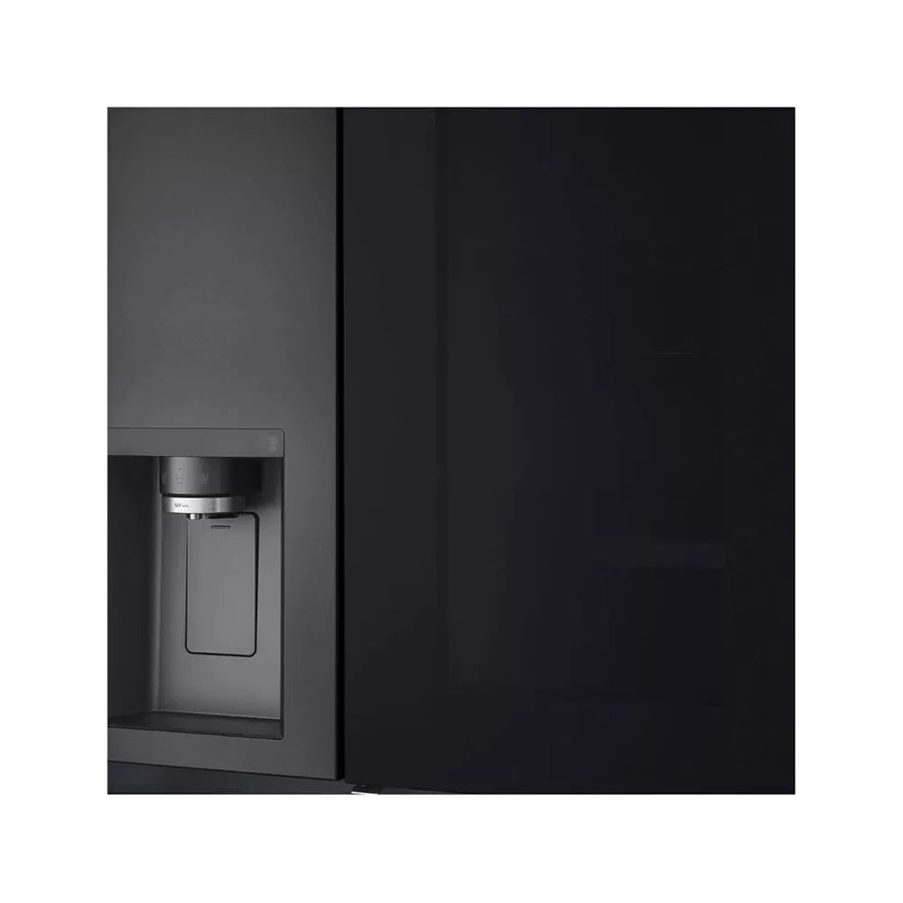 LG InstaView Double Door Fridge, 617L Metal Black GR-X267CQES