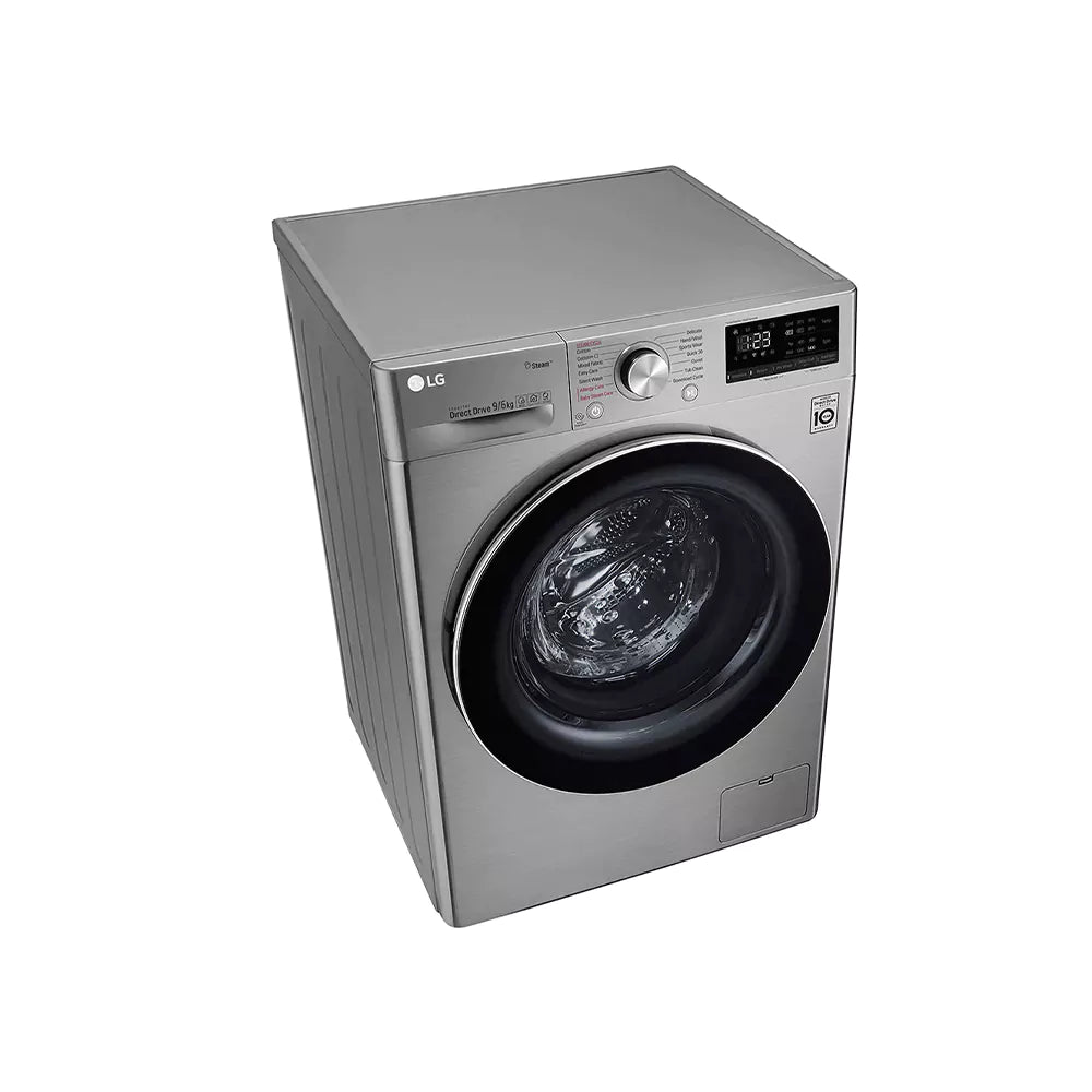 LG 9/6kg Wash+Dryer Front Load Fully Automatic F4V5VGP2T