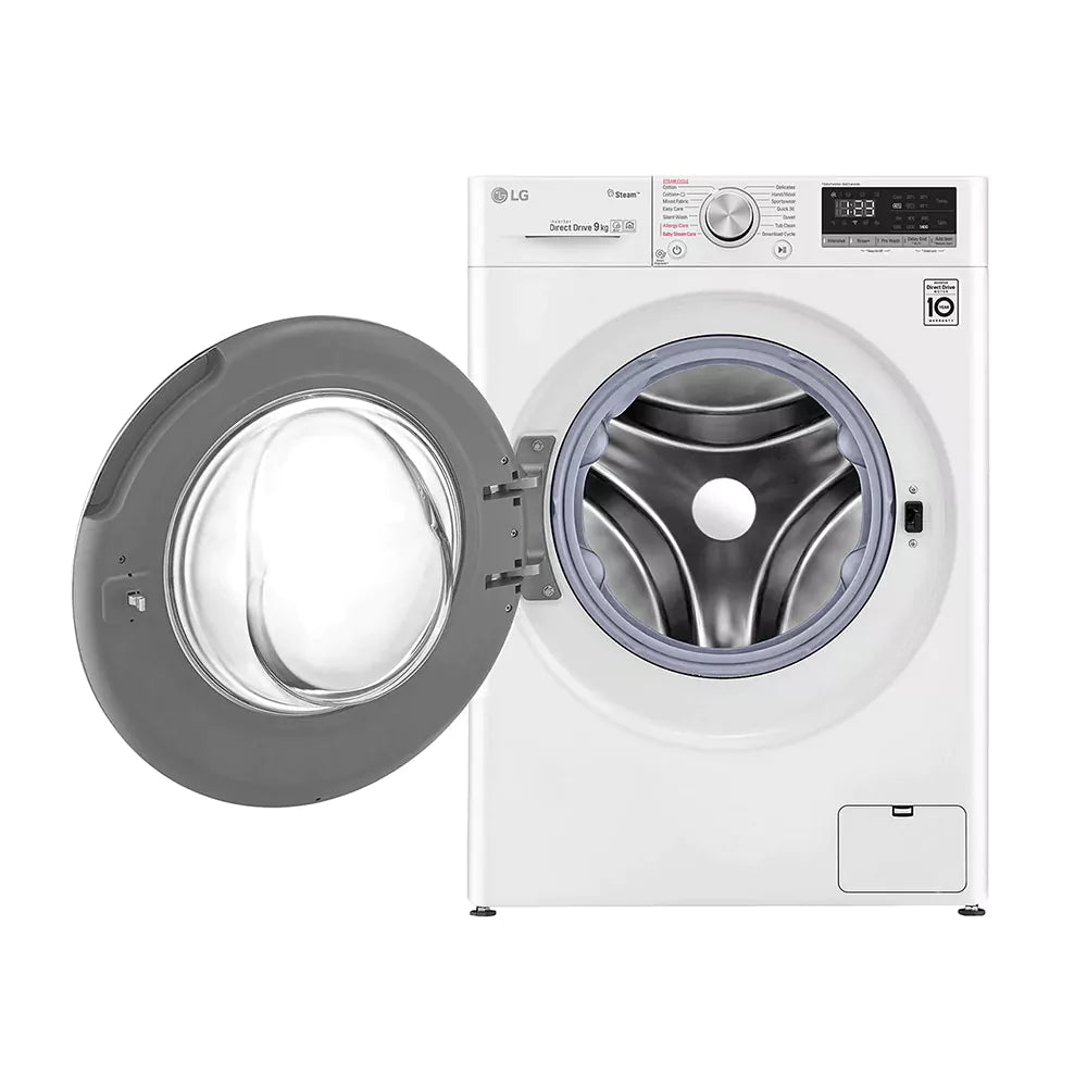LG FRONT LOAD WASHING MACHINE 9KG F4V5VYPOW