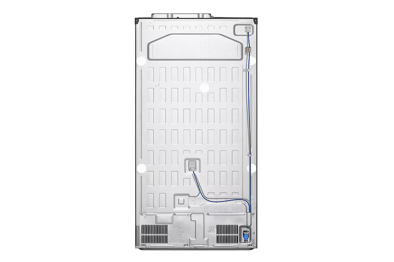 LG 674L Side-by-Side InstaView Fridge with Inverter Linear Compressor & UVnano™ technology in Noble Steel Finish