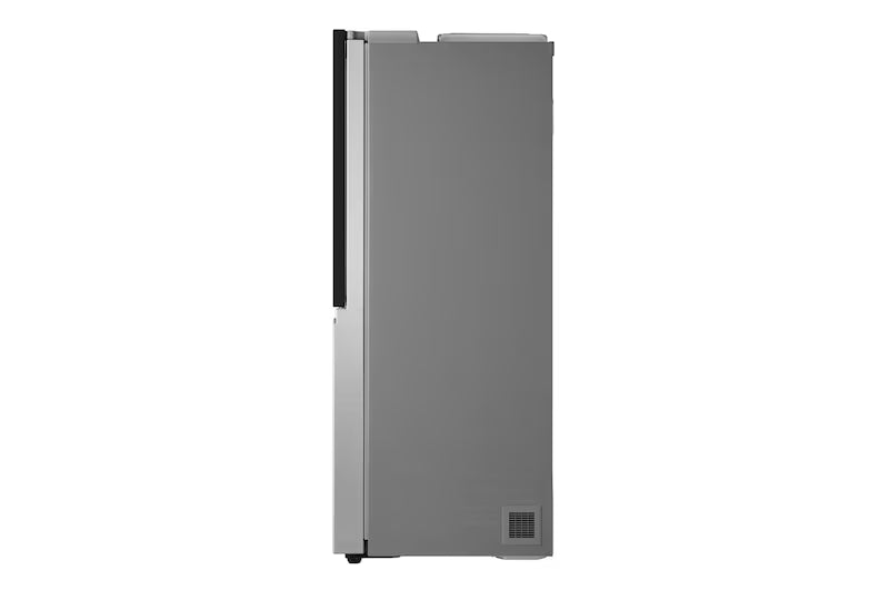 LG 674L Side-by-Side InstaView Fridge with Inverter Linear Compressor & UVnano™ technology in Noble Steel Finish