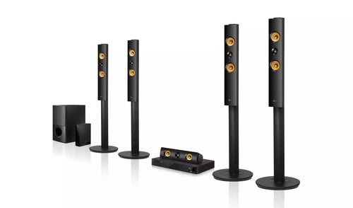 LG 5.1 Channel 3D Smart Blu-Ray Home Theater System LHB755W