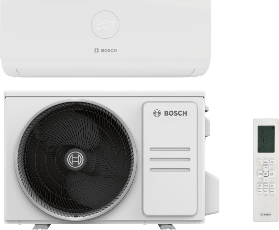 Bosch 5000i65 2 Ton Heat & Cool Split AC with i-Clean & Ionizer – Climate Line 5000i 65
