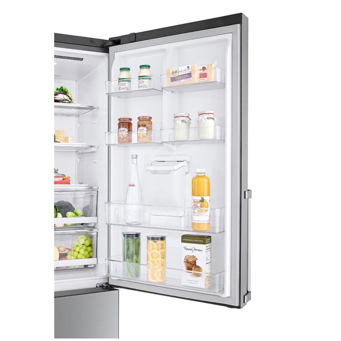 LG Bottom freezer Refrigerator with  Multi Air Flow, Inverter Linear Compressor, Smart Cooling