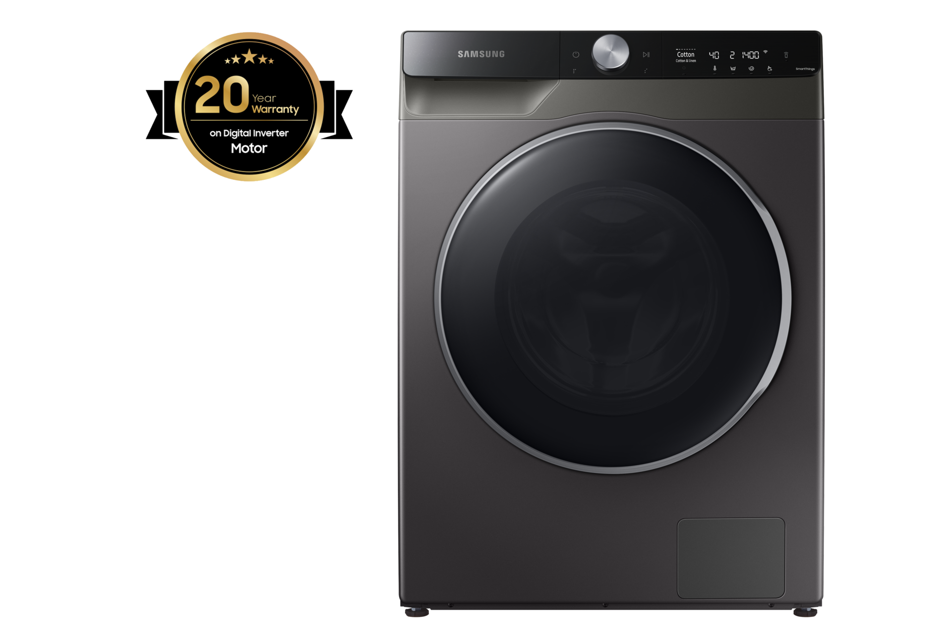 Samsung 11/7 kg Front Load Washer Dryer Combo with QuickDrive and AI Control WD11TP34DSX/FQ