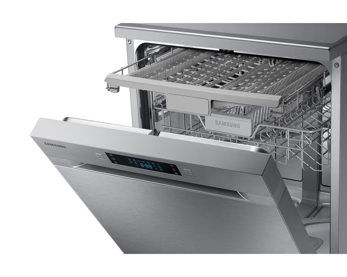 Samsung 14 P/S Freestanding Dishwasher Wide LED Display DW60M5070FS