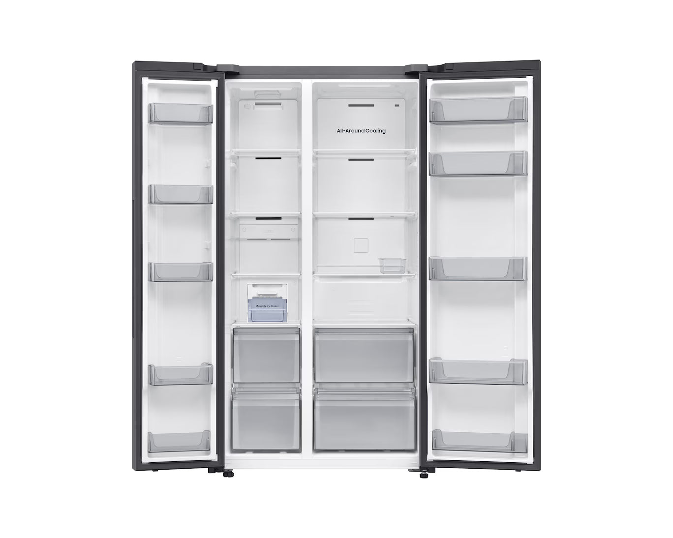 Samsung 655 L Side by Side Refrigerator with AI Inverter Compressor RS70F65QETTR