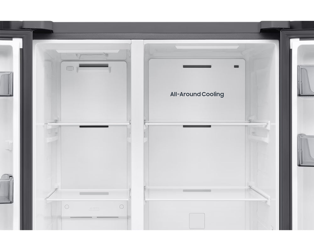 Samsung Bespoke AI 655L Side-by-Side Refrigerator, RS70F65QETTR
