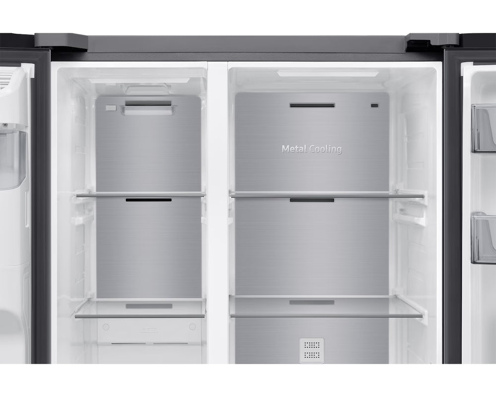 Samsung 635L Side-by-Side Refrigerator with Water and Ice Dispenser, RS70F64K1TAE