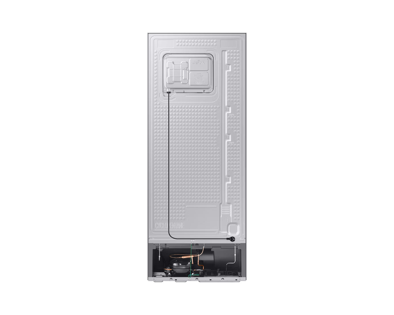 Samsung 411 Liters Top Mount Refrigerator, Silver RT42CG6420S9