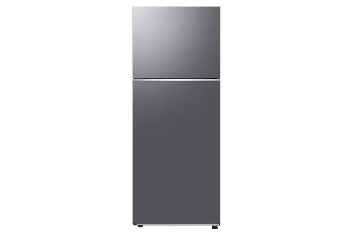 Samsung 411 Liters Top Mount Refrigerator, Silver RT42CG6420S9