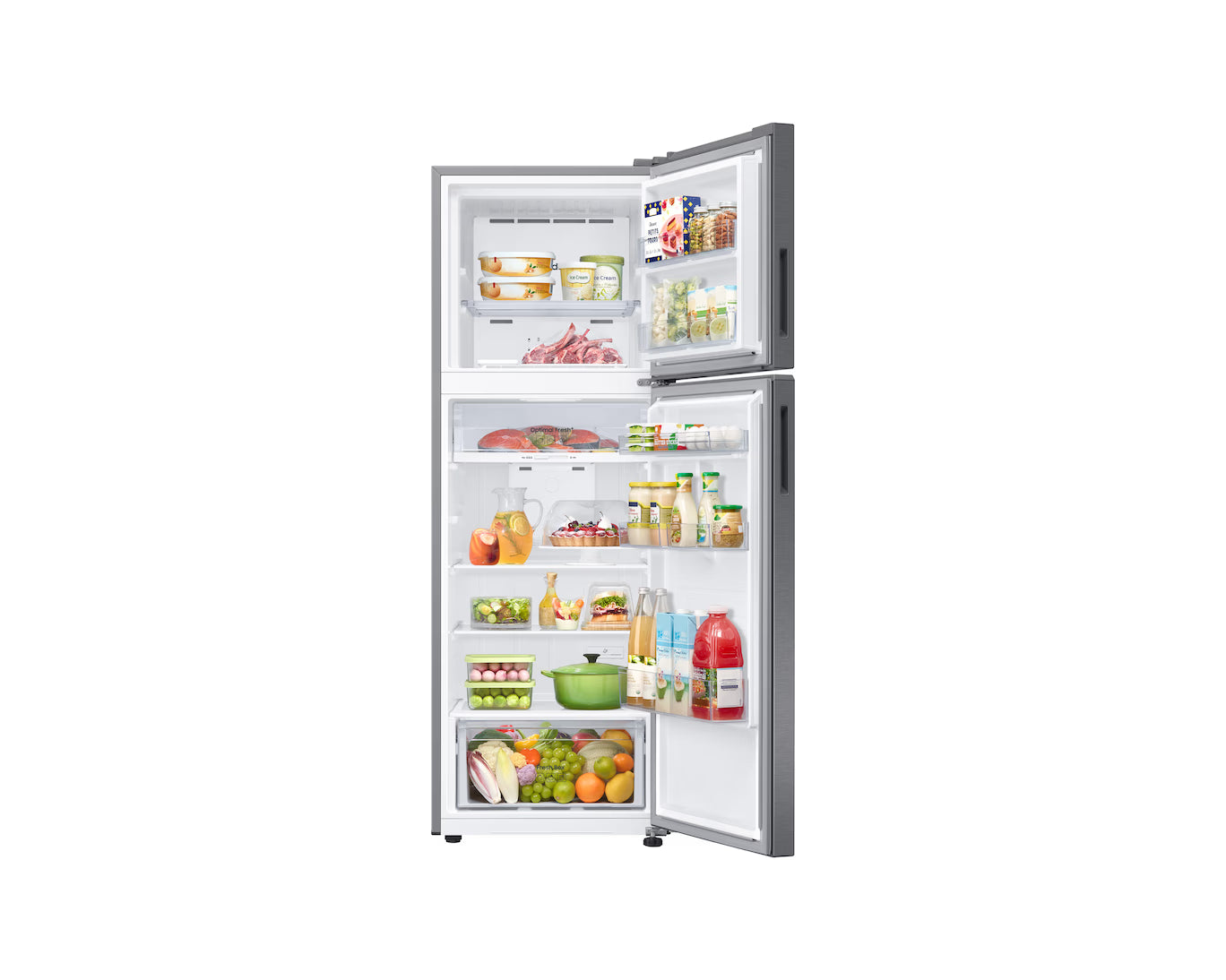 Samsung 345L Top Mount Refrigerator with SpaceMax & OptimalFresh+ RT35CG5404S9AE