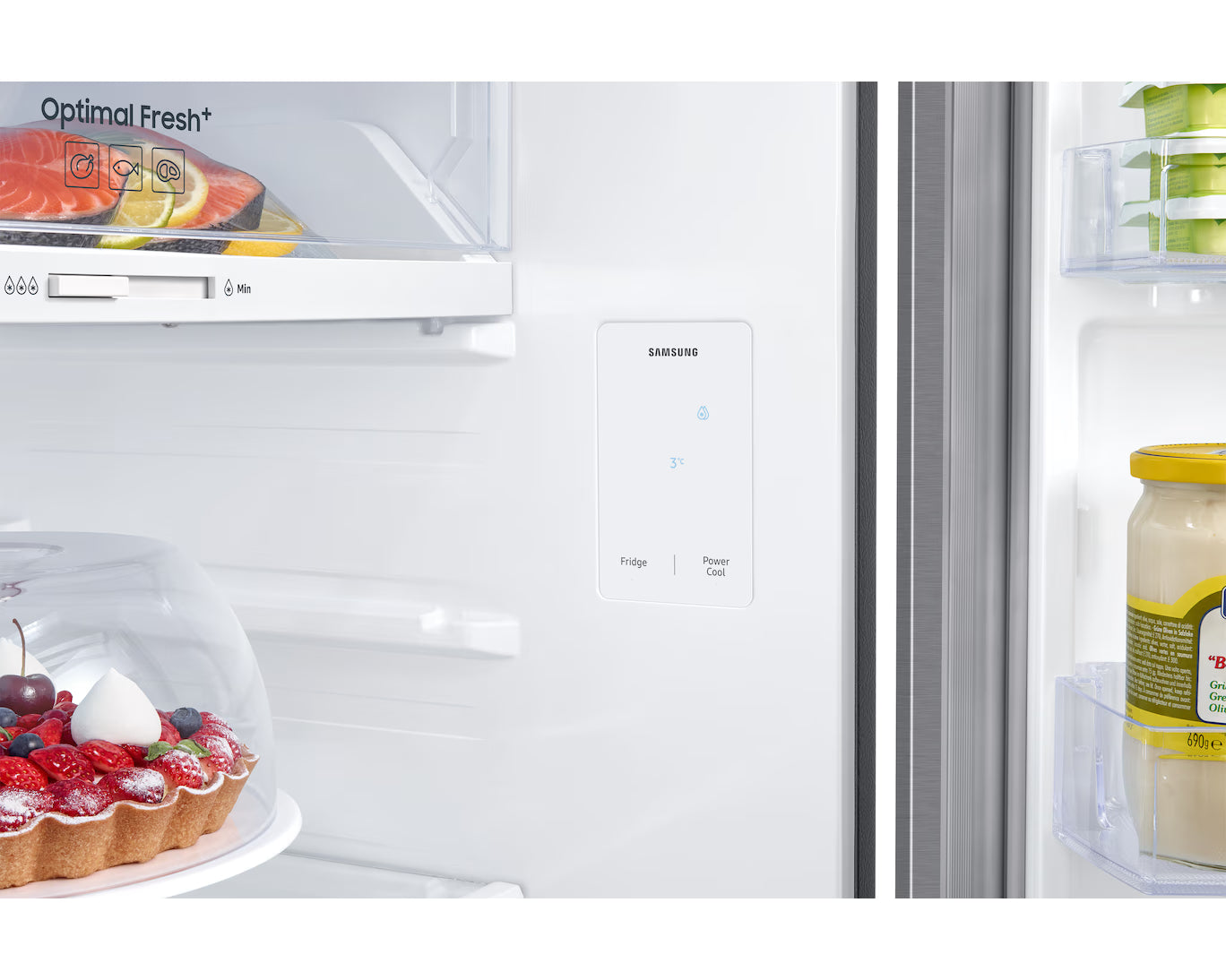 Samsung 345L Top Mount Refrigerator with SpaceMax & OptimalFresh+ RT35CG5404S9AE