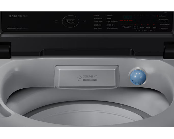 Samsung 10 kg Top Load EcoBubble & Dual-Storm Light Grey WA10CK4545BYRT