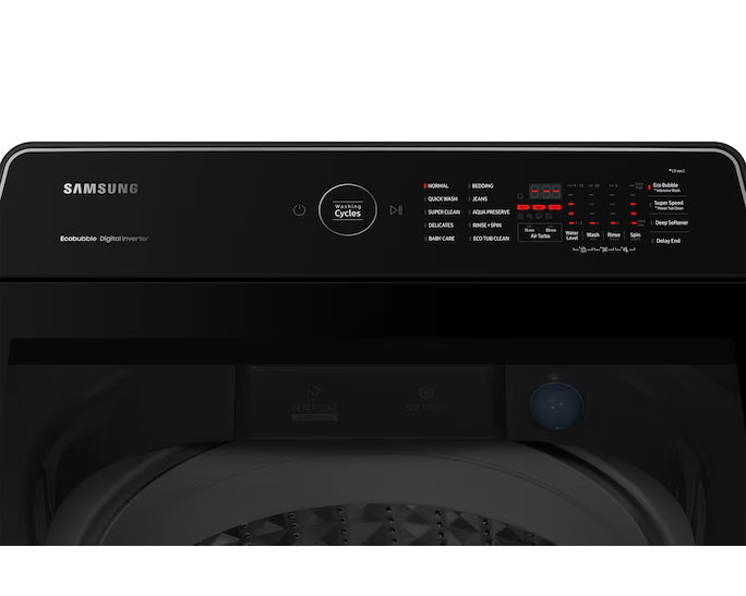 Samsung 17 kg Top Load EcoBubble & Dual-Storm Dark Grey WA17CK6745BDRT