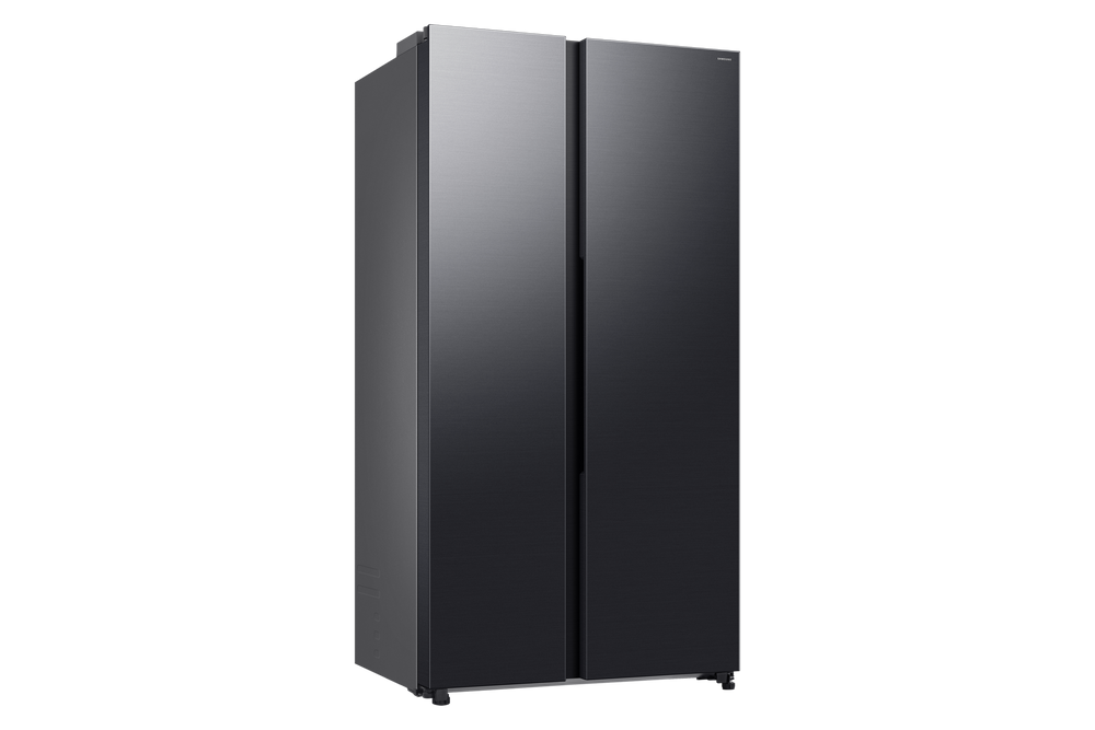 Samsung Bespoke AI 655L Side-by-Side Refrigerator, Dark Inox RS70F65QEFTR