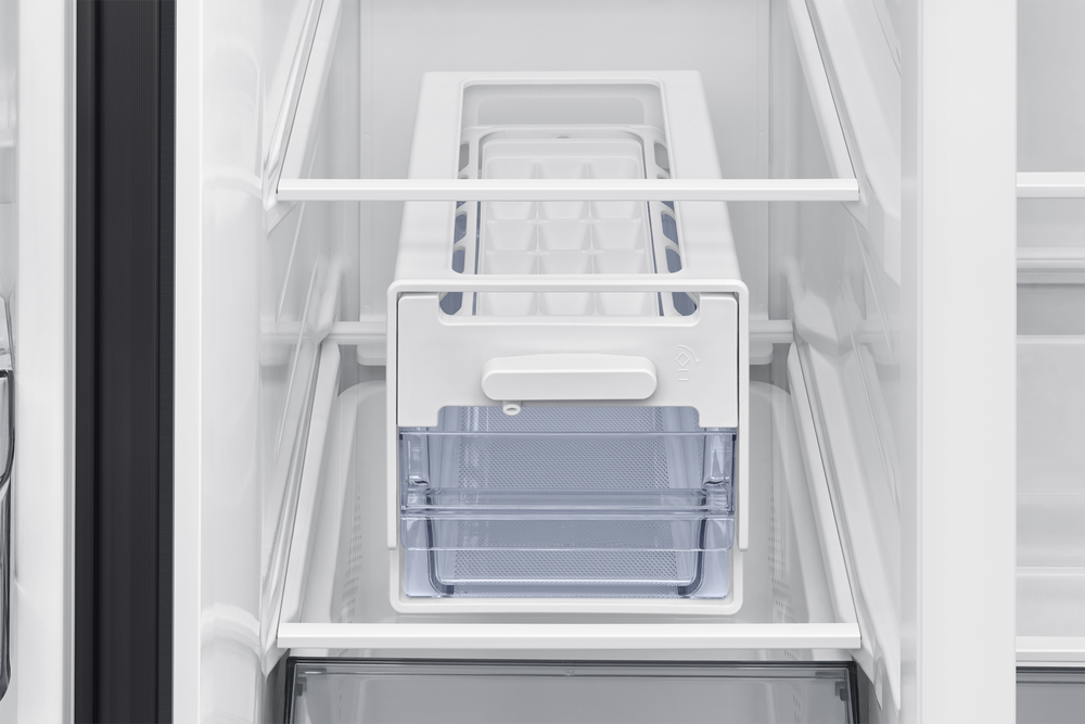 Samsung Bespoke AI 655L Side-by-Side Refrigerator, Dark Inox RS70F65QEFTR