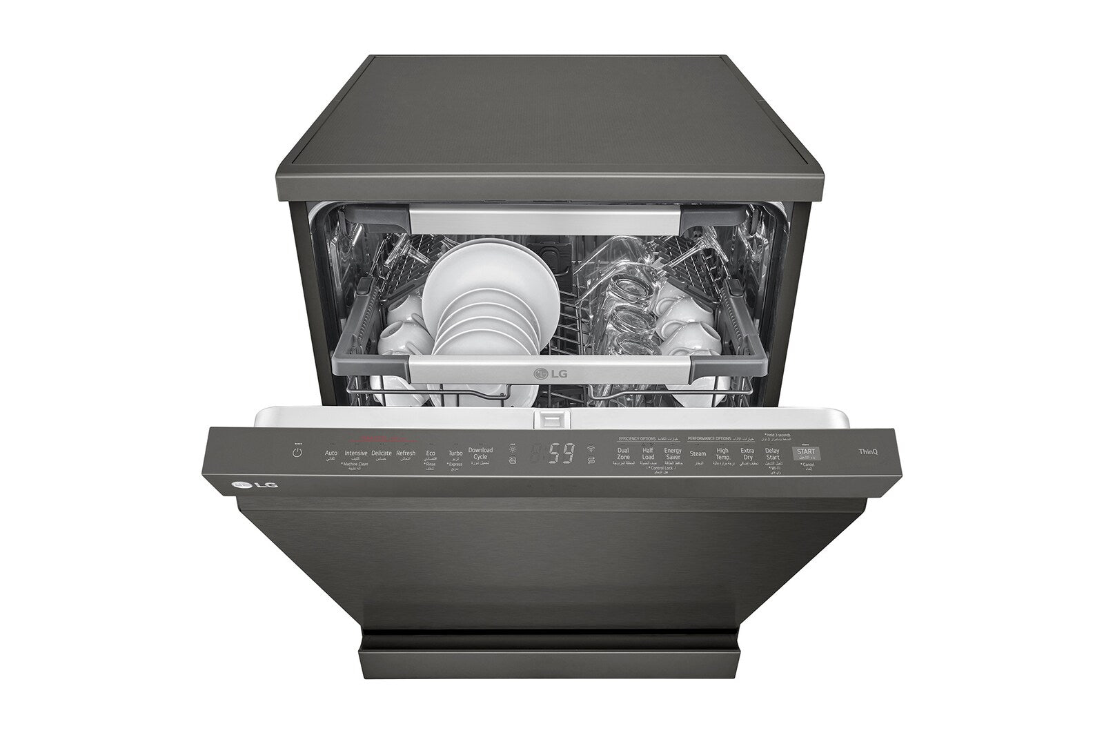 LG QuadWash Freestanding Dishwasher with True Stream & ThinQ DFC335HD