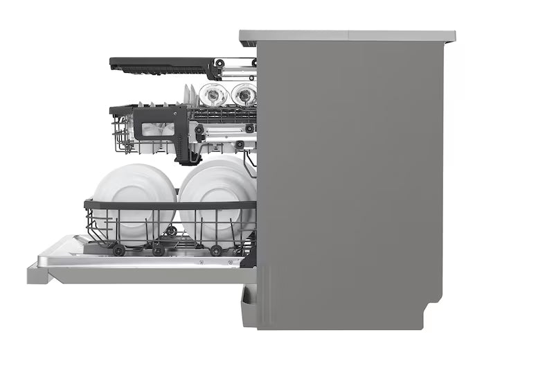 LG 14-Place Freestanding Dishwasher with Inverter DD motor & TrueSteam DFC435FP