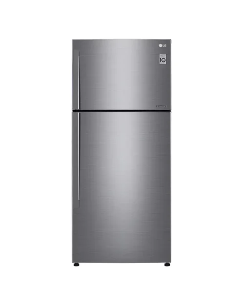 LG Inverter Freezer-On-Top Refrigerator 11 Cu Ft Dark Graphite GN-B422SQCB