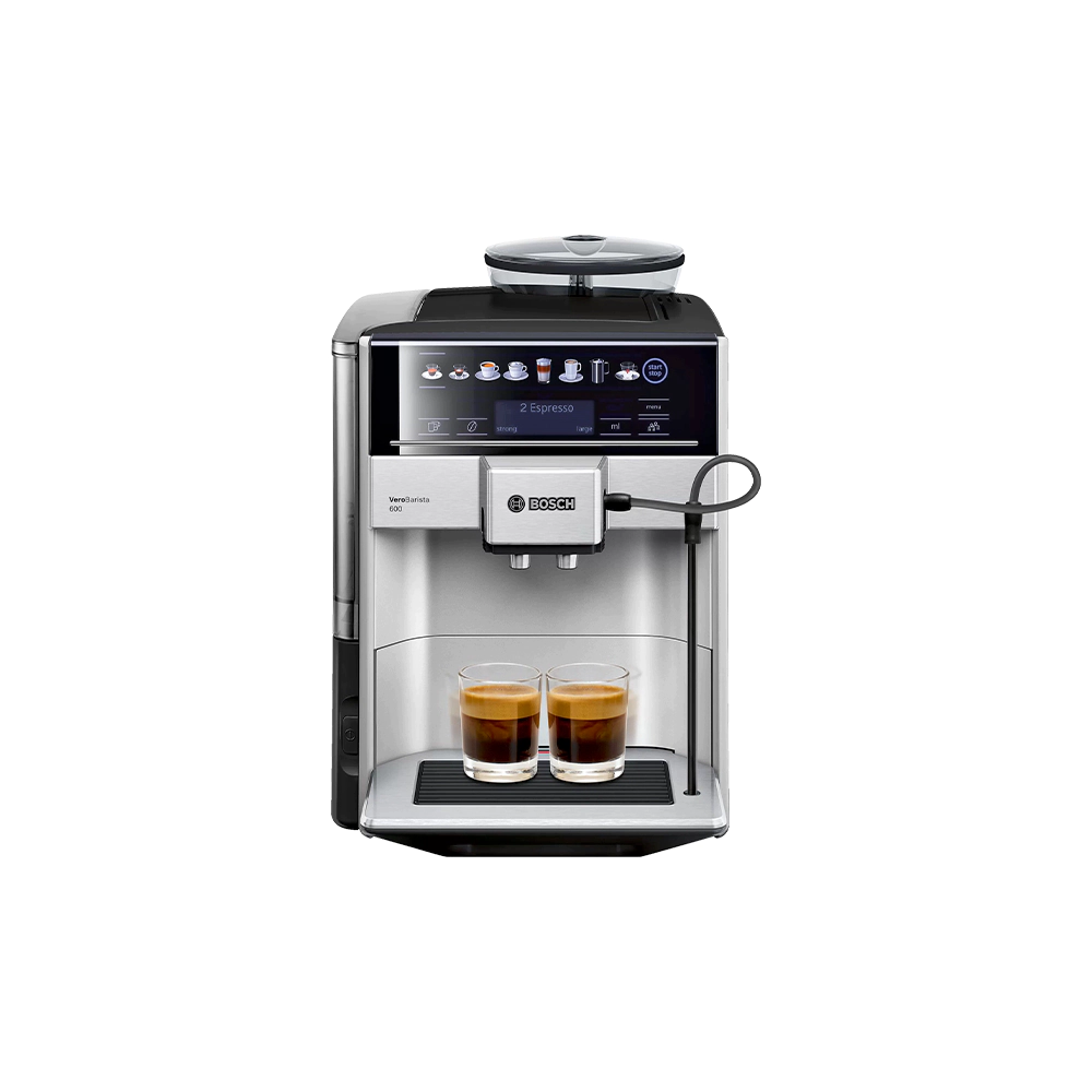 BOSCH Fully automatic coffee machine Vero Barista 600 Silver TIS65621GB