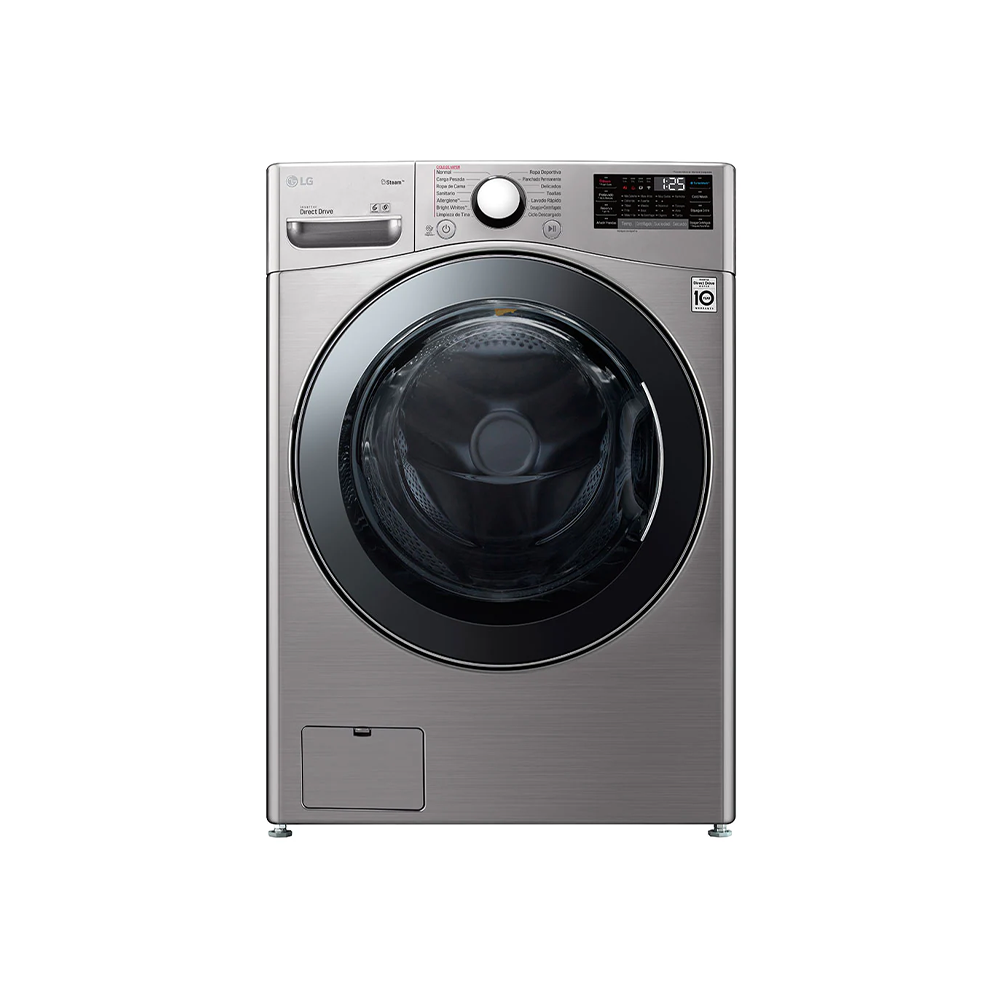 FOL2CRV2T2 LG Front Load Washer & Dryer 20KG Dry 12KG Silver