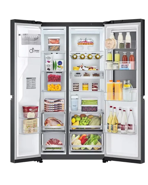 LG Fridge GR-X267CQES 674 Litre Metal Black